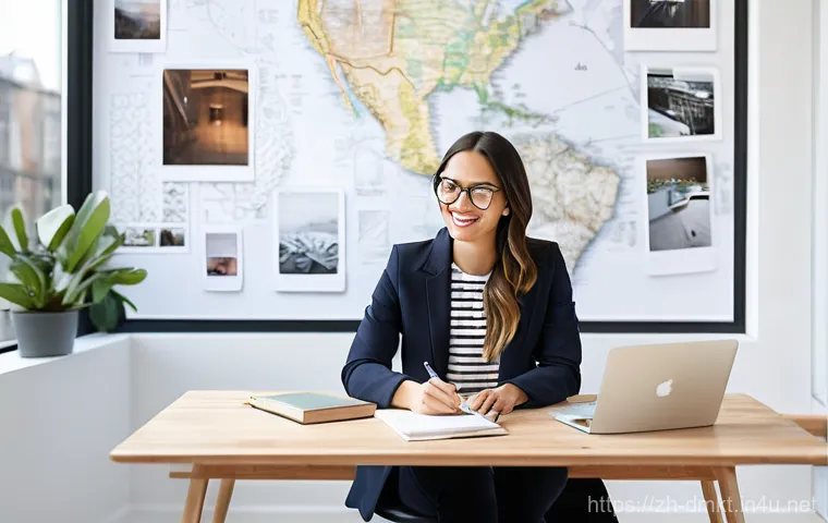 디지털 마케팅 직무별 차이점 - **Content Marketing Strategist: Crafting Engaging Stories**
    "A bright, modern co-working space b...